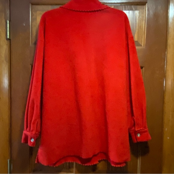 Disney Store Women’s Mickey Fleece Button Up Shacket Jacket Large - Picture 3 of 8